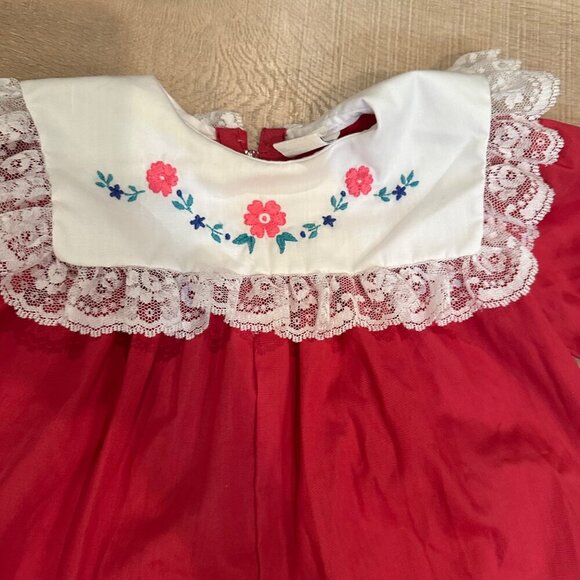 BRYAN 3-6 MONTH BABY GIRLS VINTAGE ONE PIECE OUTFIT ROMPER - Picture 3 of 10